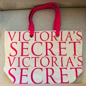Victorias Secret Canvas Tote Bag